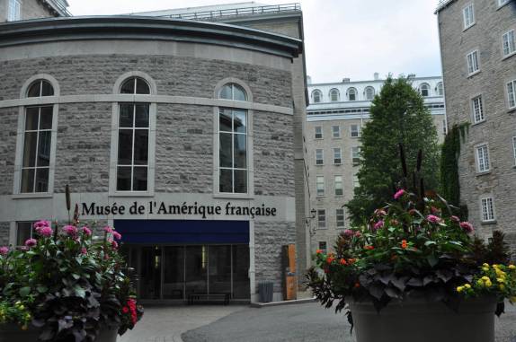 O interessante Museu da América Francesa, num seminário em Quebeq, no Canadá